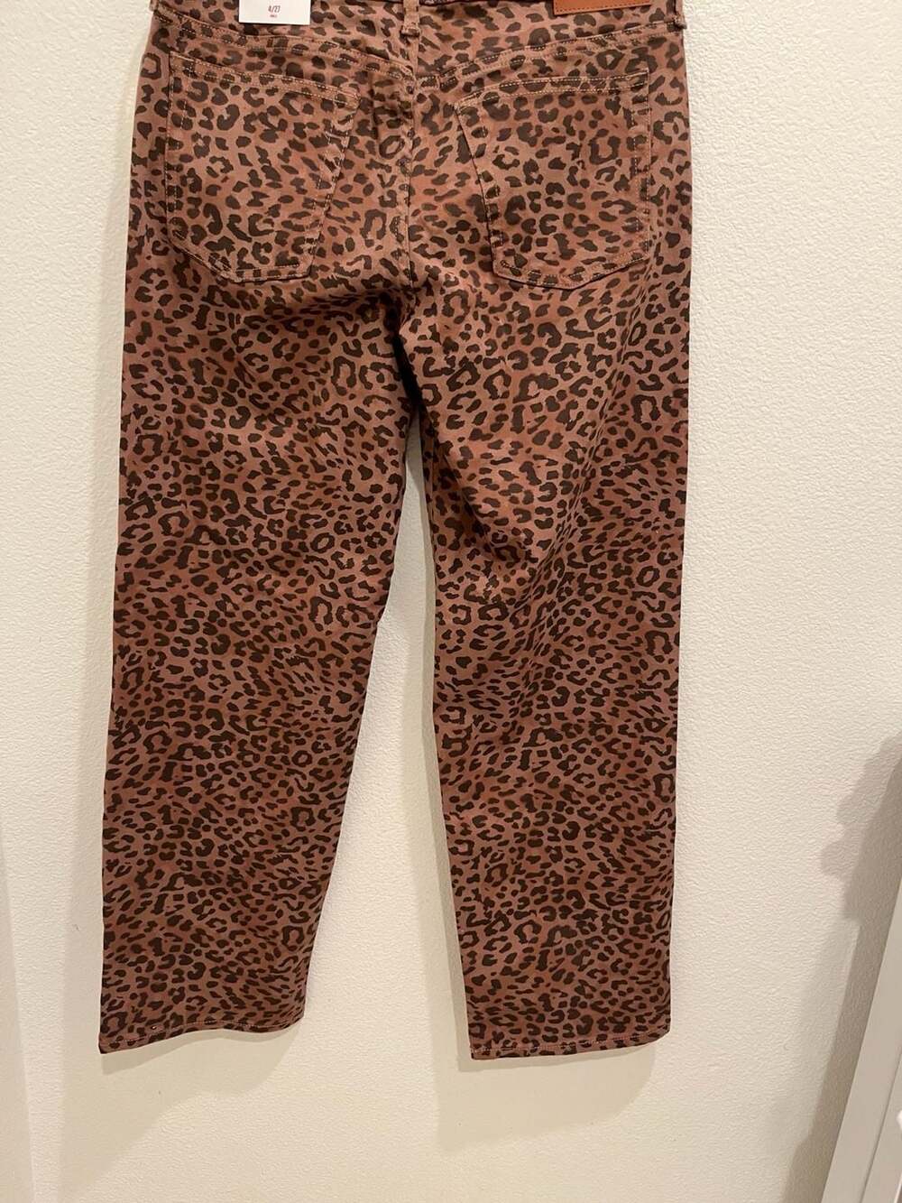 Lucky Brand The Baggy Leopard Print Jeans - Picture 7 of 10